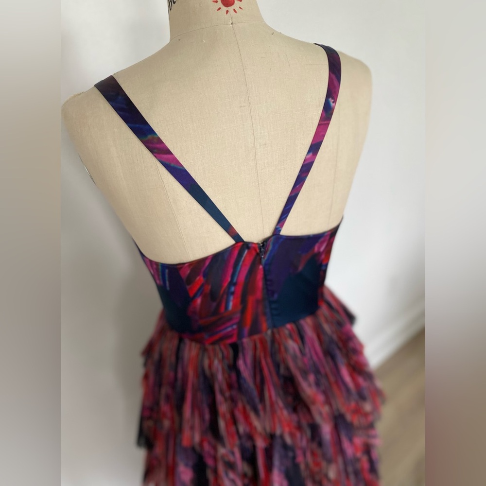 Hutch Pink and Purple Tiered Maxi Dress - Picture 7 of 10